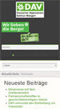 Mobile Screenshot of dav-wangen.de
