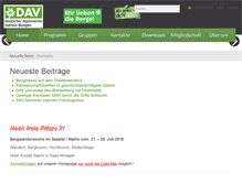 Tablet Screenshot of dav-wangen.de